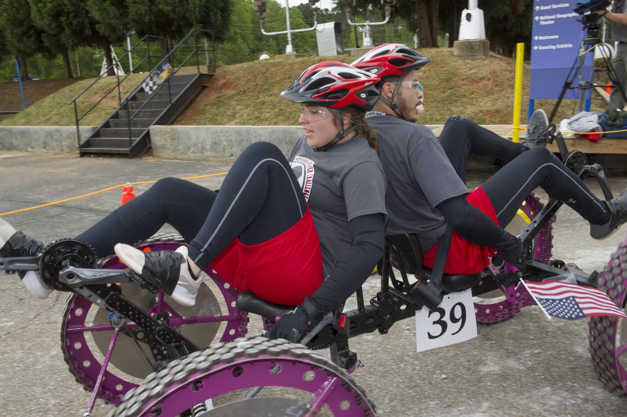The 2019 Lunar Rover Challenge Competition was hosted by the U.S. Space and Rocket Center in Huntsville, Alabama. This annual event celebrated the 25th anniversary of what began as the Great Moonbuggy Race in 1994. High school and College teams from the United States and foreign countries competed. The awards ceremony was held at the adjacent Marriott on Saturday evening.