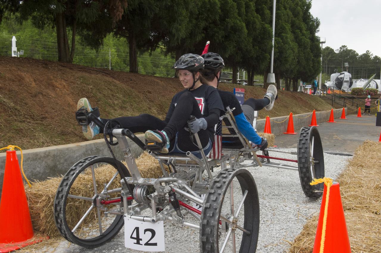 The 2019 Lunar Rover Challenge Competition was hosted by the U.S. Space and Rocket Center in Huntsville, Alabama. This annual event celebrated the 25th anniversary of what began as the Great Moonbuggy Race in 1994. High school and College teams from the United States and foreign countries competed. The awards ceremony was held at the adjacent Marriott on Saturday evening.