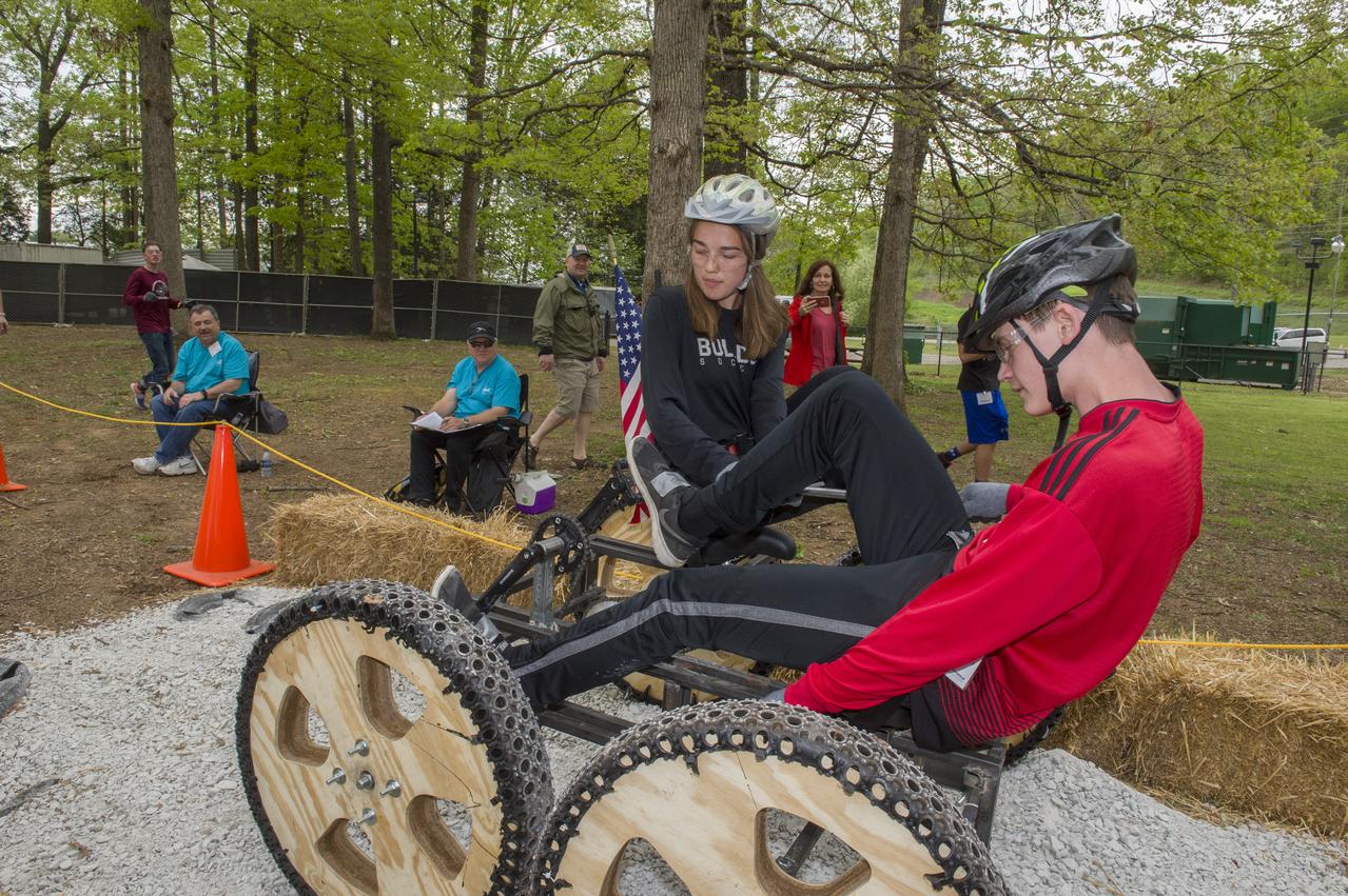 The 2019 Lunar Rover Challenge Competition was hosted by the U.S. Space and Rocket Center in Huntsville, Alabama. This annual event celebrated the 25th anniversary of what began as the Great Moonbuggy Race in 1994. High school and College teams from the United States and foreign countries competed. The awards ceremony was held at the adjacent Marriott on Saturday evening.