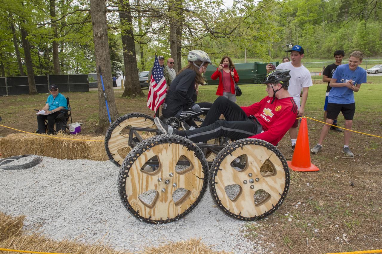 The 2019 Lunar Rover Challenge Competition was hosted by the U.S. Space and Rocket Center in Huntsville, Alabama. This annual event celebrated the 25th anniversary of what began as the Great Moonbuggy Race in 1994. High school and College teams from the United States and foreign countries competed. The awards ceremony was held at the adjacent Marriott on Saturday evening.