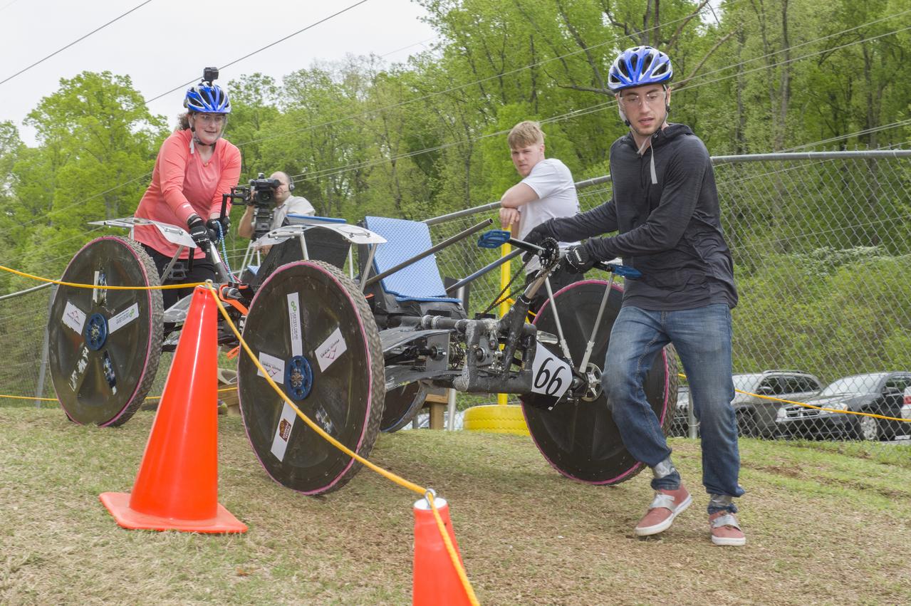 The 2019 Lunar Rover Challenge Competition was hosted by the U.S. Space and Rocket Center in Huntsville, Alabama. This annual event celebrated the 25th anniversary of what began as the Great Moonbuggy Race in 1994. High school and College teams from the United States and foreign countries competed. The awards ceremony was held at the adjacent Marriott on Saturday evening.