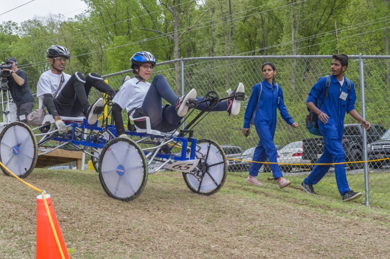 The 2019 Lunar Rover Challenge Competition was hosted by the U.S. Space and Rocket Center in Huntsville, Alabama. This annual event celebrated the 25th anniversary of what began as the Great Moonbuggy Race in 1994. High school and College teams from the United States and foreign countries competed. The awards ceremony was held at the adjacent Marriott on Saturday evening.