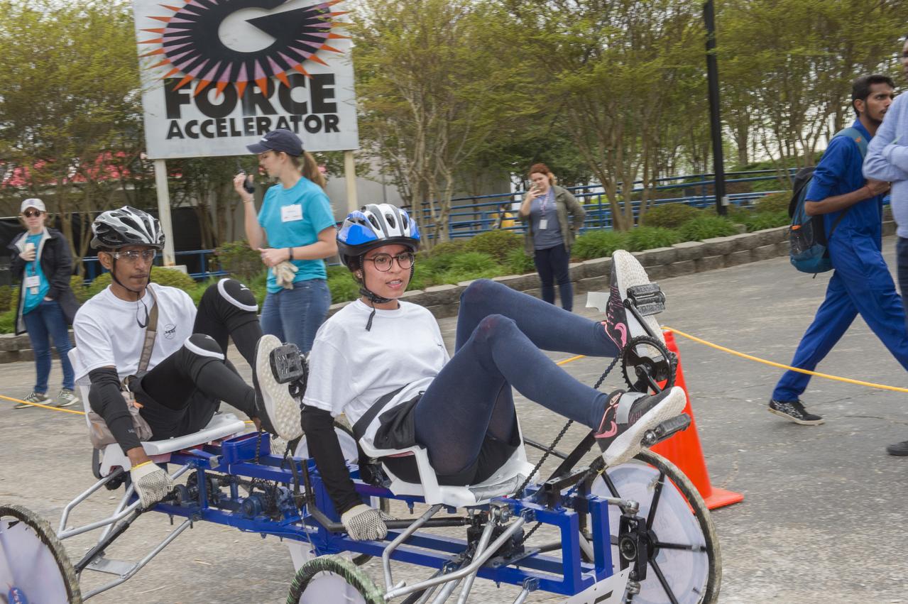 The 2019 Lunar Rover Challenge Competition was hosted by the U.S. Space and Rocket Center in Huntsville, Alabama. This annual event celebrated the 25th anniversary of what began as the Great Moonbuggy Race in 1994. High school and College teams from the United States and foreign countries competed. The awards ceremony was held at the adjacent Marriott on Saturday evening.