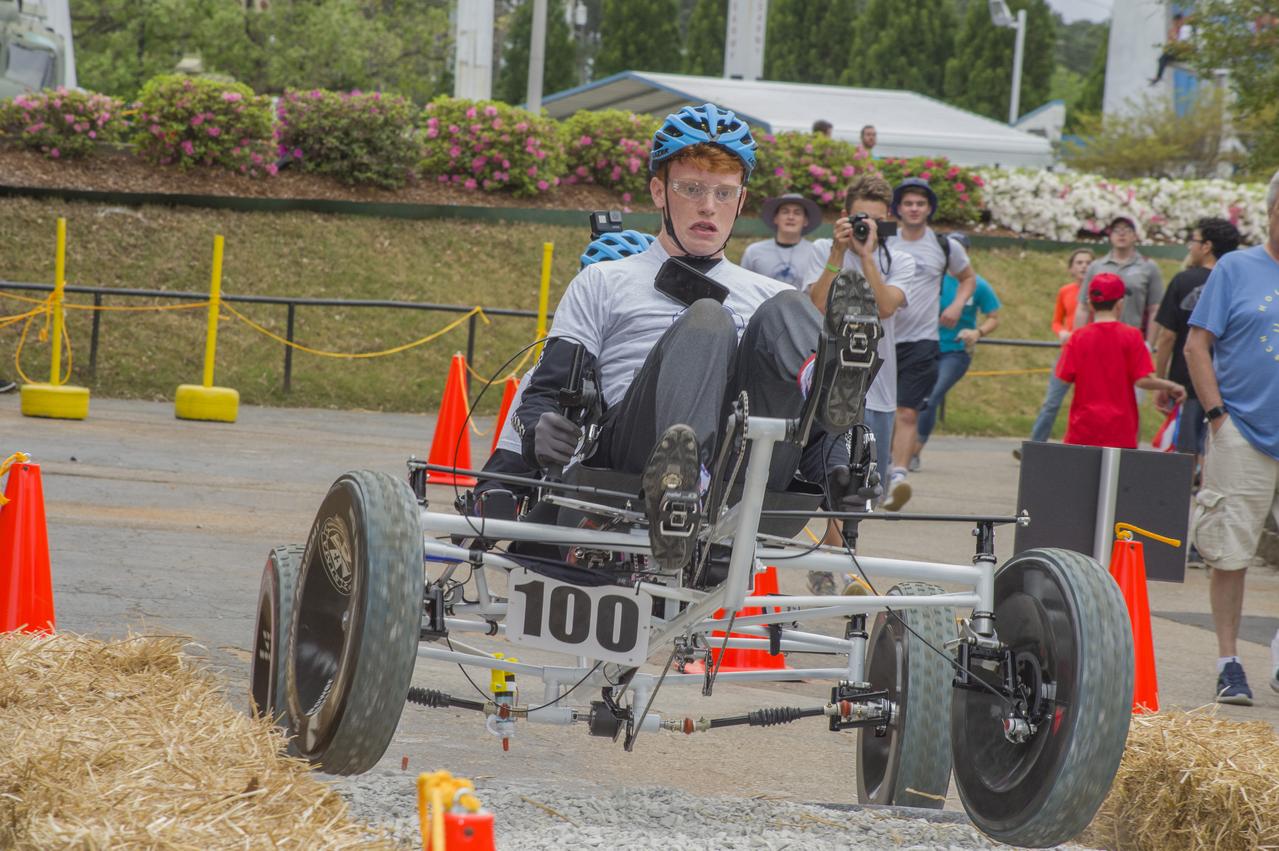 The 2019 Lunar Rover Challenge Competition was hosted by the U.S. Space and Rocket Center in Huntsville, Alabama. This annual event celebrated the 25th anniversary of what began as the Great Moonbuggy Race in 1994. High school and College teams from the United States and foreign countries competed. The awards ceremony was held at the adjacent Marriott on Saturday evening.