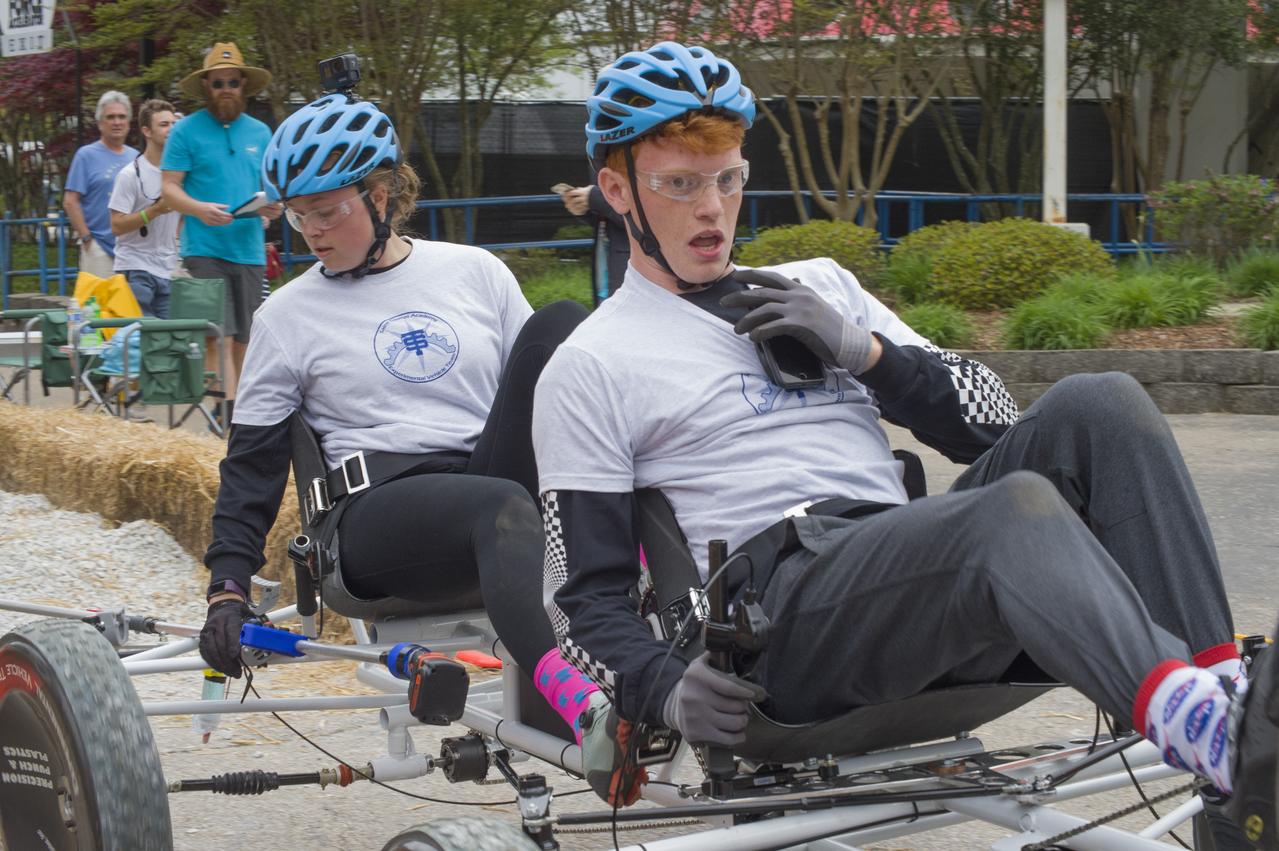 The 2019 Lunar Rover Challenge Competition was hosted by the U.S. Space and Rocket Center in Huntsville, Alabama. This annual event celebrated the 25th anniversary of what began as the Great Moonbuggy Race in 1994. High school and College teams from the United States and foreign countries competed. The awards ceremony was held at the adjacent Marriott on Saturday evening.