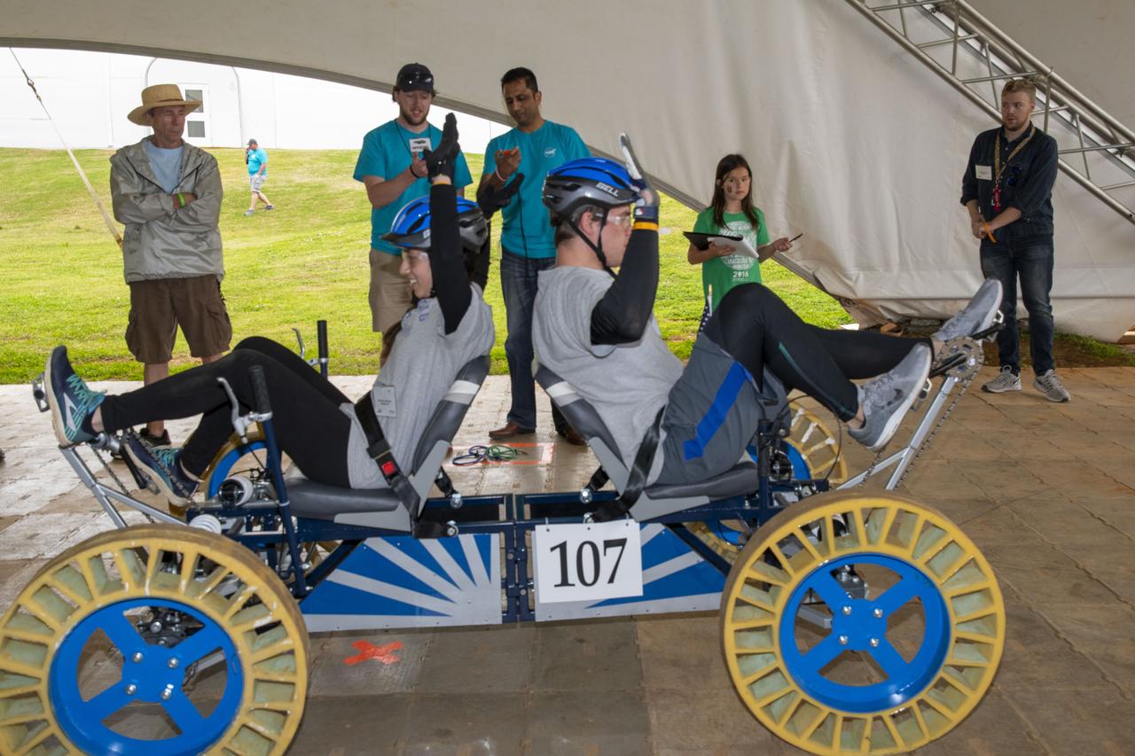 The 2019 Lunar Rover Challenge Competition was hosted by the U.S. Space and Rocket Center in Huntsville, Alabama. This annual event celebrated the 25th anniversary of what began as the Great Moonbuggy Race in 1994. High school and College teams from the United States and foreign countries competed. The awards ceremony was held at the adjacent Marriott on Saturday evening.
