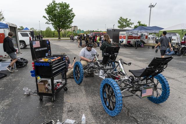 NASA image: 2019 Lunar Rover Challenge Competition