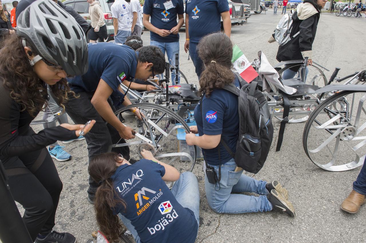 The 2019 Lunar Rover Challenge Competition was hosted by the U.S. Space and Rocket Center in Huntsville, Alabama. This annual event celebrated the 25th anniversary of what began as the Great Moonbuggy Race in 1994. High school and College teams from the United States and foreign countries competed. The awards ceremony was held at the adjacent Marriott on Saturday evening.