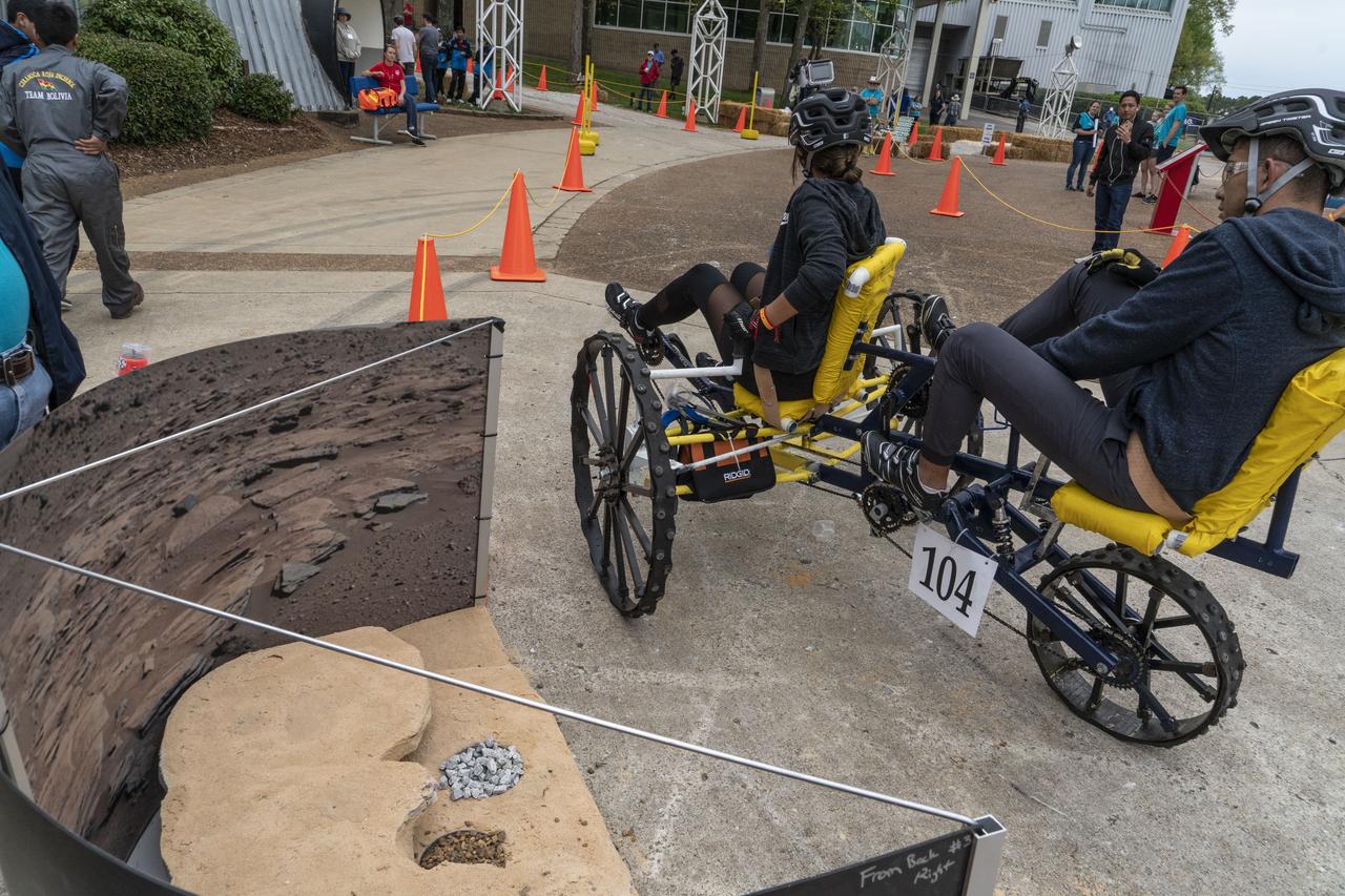 The 2019 Lunar Rover Challenge Competition was hosted by the U.S. Space and Rocket Center in Huntsville, Alabama. This annual event celebrated the 25th anniversary of what began as the Great Moonbuggy Race in 1994. High school and College teams from the United States and foreign countries competed. The awards ceremony was held at the adjacent Marriott on Saturday evening.