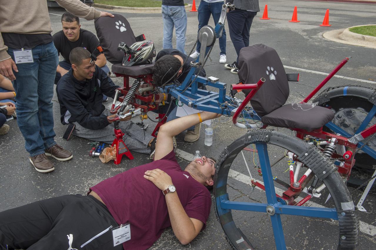 The 2019 Lunar Rover Challenge Competition was hosted by the U.S. Space and Rocket Center in Huntsville, Alabama. This annual event celebrated the 25th anniversary of what began as the Great Moonbuggy Race in 1994. High school and College teams from the United States and foreign countries competed. The awards ceremony was held at the adjacent Marriott on Saturday evening.