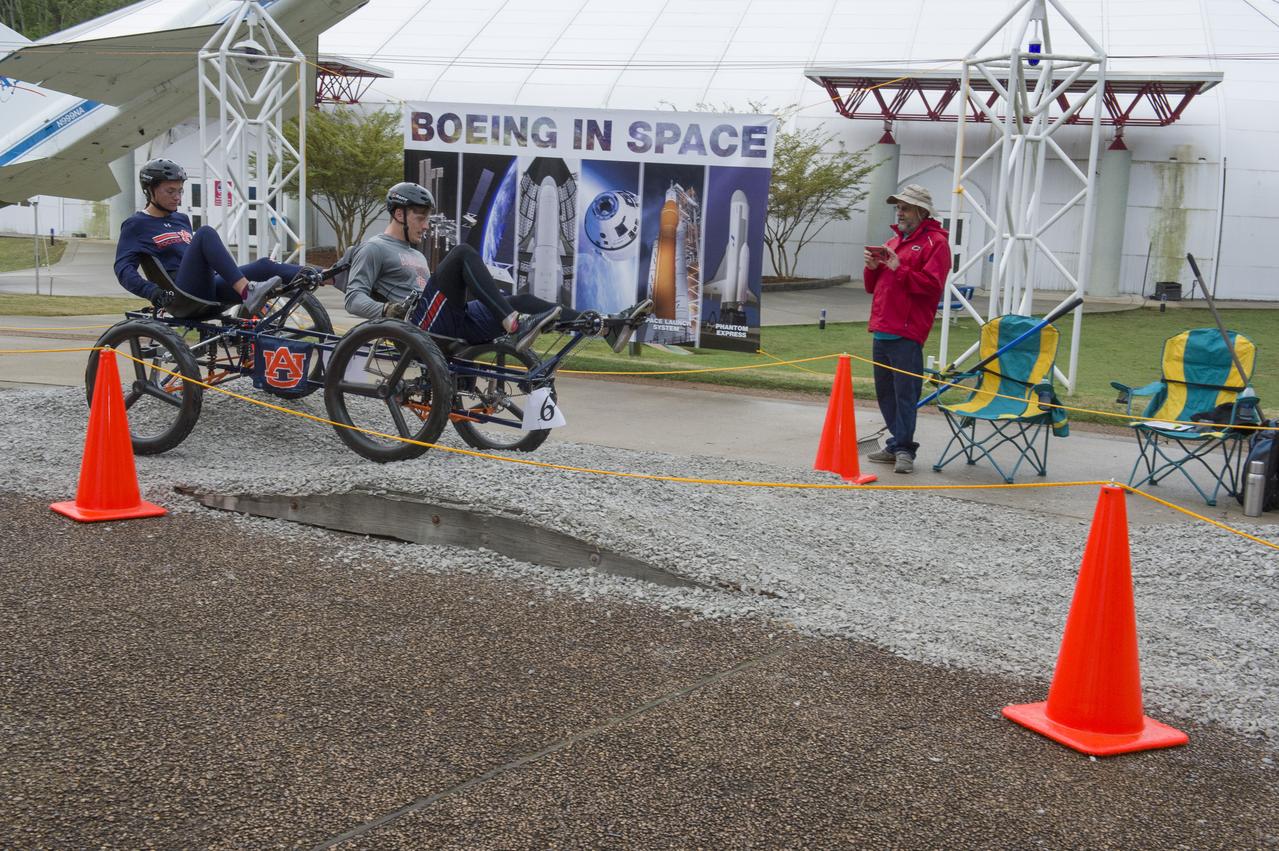 The 2019 Lunar Rover Challenge Competition was hosted by the U.S. Space and Rocket Center in Huntsville, Alabama. This annual event celebrated the 25th anniversary of what began as the Great Moonbuggy Race in 1994. High school and College teams from the United States and foreign countries competed. The awards ceremony was held at the adjacent Marriott on Saturday evening.