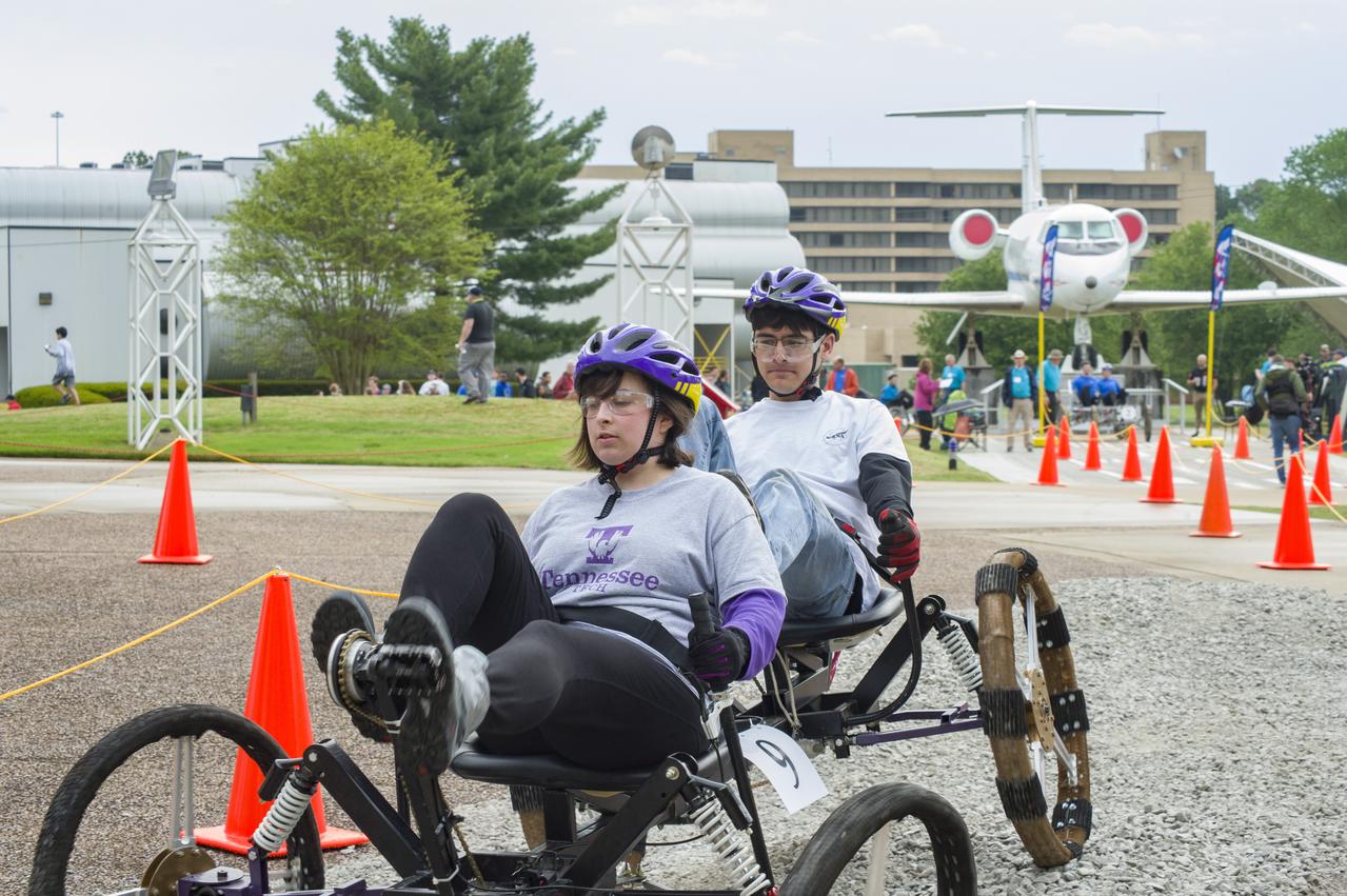 The 2019 Lunar Rover Challenge Competition was hosted by the U.S. Space and Rocket Center in Huntsville, Alabama. This annual event celebrated the 25th anniversary of what began as the Great Moonbuggy Race in 1994. High school and College teams from the United States and foreign countries competed. The awards ceremony was held at the adjacent Marriott on Saturday evening.