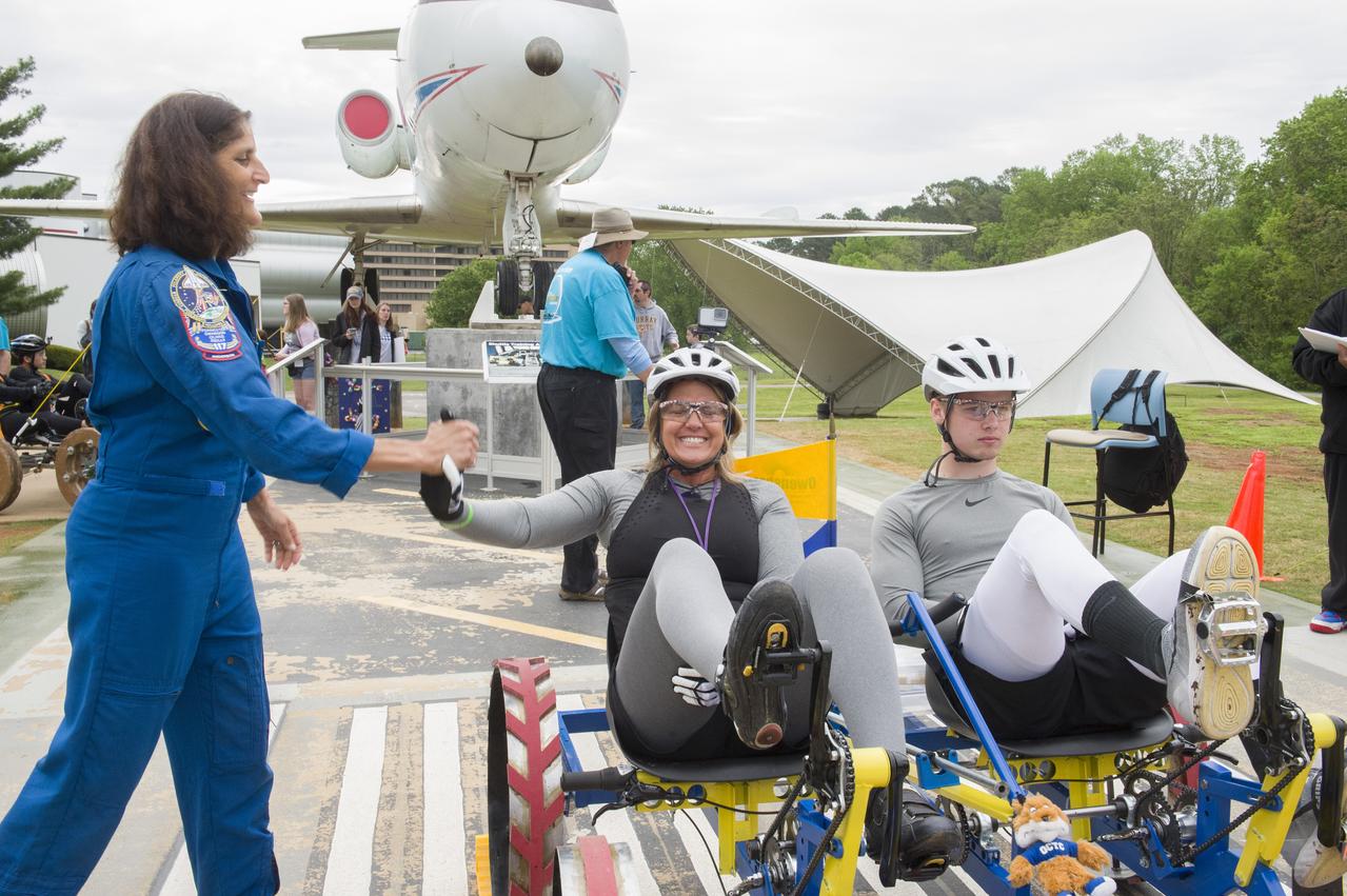 The 2019 Lunar Rover Challenge Competition was hosted by the U.S. Space and Rocket Center in Huntsville, Alabama. This annual event celebrated the 25th anniversary of what began as the Great Moonbuggy Race in 1994. High school and College teams from the United States and foreign countries competed. The awards ceremony was held at the adjacent Marriott on Saturday evening.