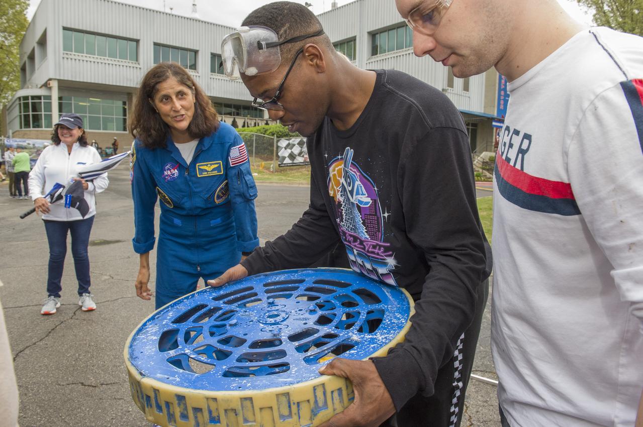 The 2019 Lunar Rover Challenge Competition was hosted by the U.S. Space and Rocket Center in Huntsville, Alabama. This annual event celebrated the 25th anniversary of what began as the Great Moonbuggy Race in 1994. High school and College teams from the United States and foreign countries competed. The awards ceremony was held at the adjacent Marriott on Saturday evening.
