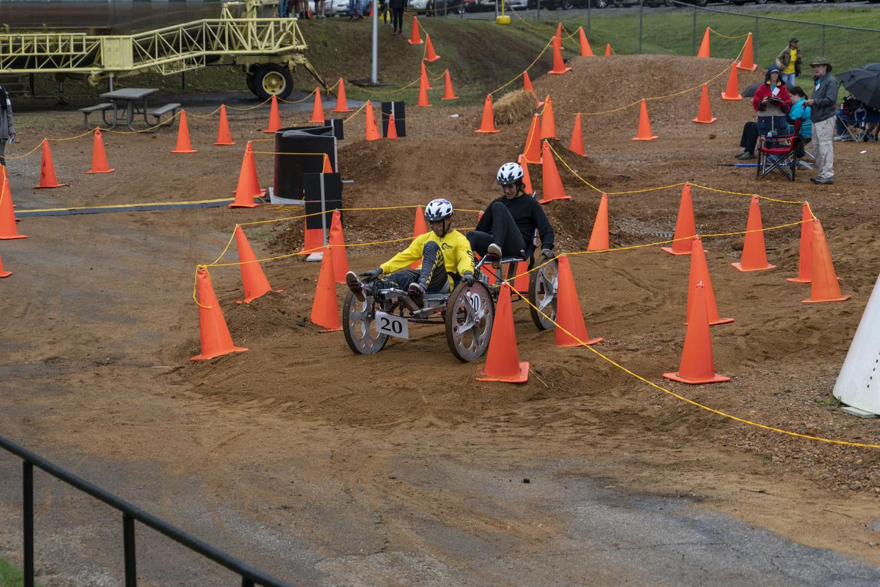 The 2019 Lunar Rover Challenge Competition was hosted by the U.S. Space and Rocket Center in Huntsville, Alabama. This annual event celebrated the 25th anniversary of what began as the Great Moonbuggy Race in 1994. High school and College teams from the United States and foreign countries competed. The awards ceremony was held at the adjacent Marriott on Saturday evening.