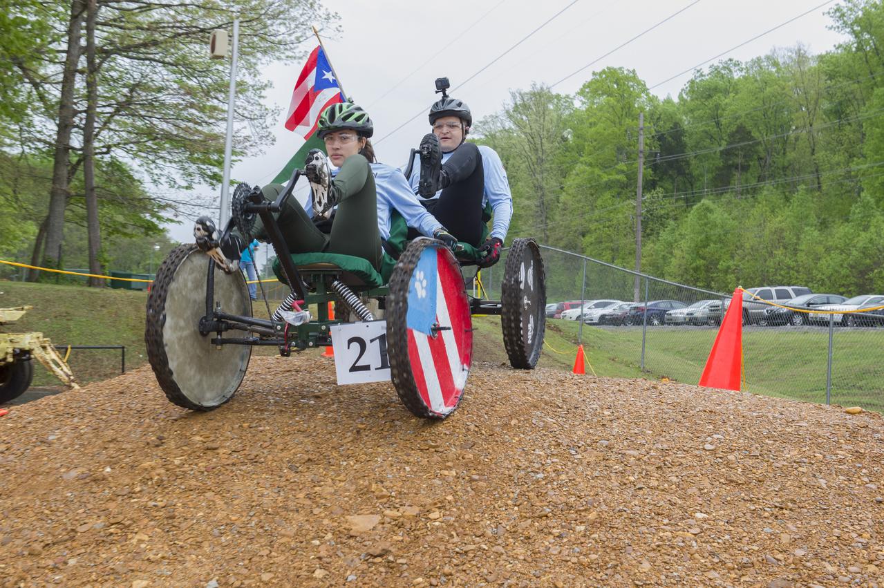 The 2019 Lunar Rover Challenge Competition was hosted by the U.S. Space and Rocket Center in Huntsville, Alabama. This annual event celebrated the 25th anniversary of what began as the Great Moonbuggy Race in 1994. High school and College teams from the United States and foreign countries competed. The awards ceremony was held at the adjacent Marriott on Saturday evening.