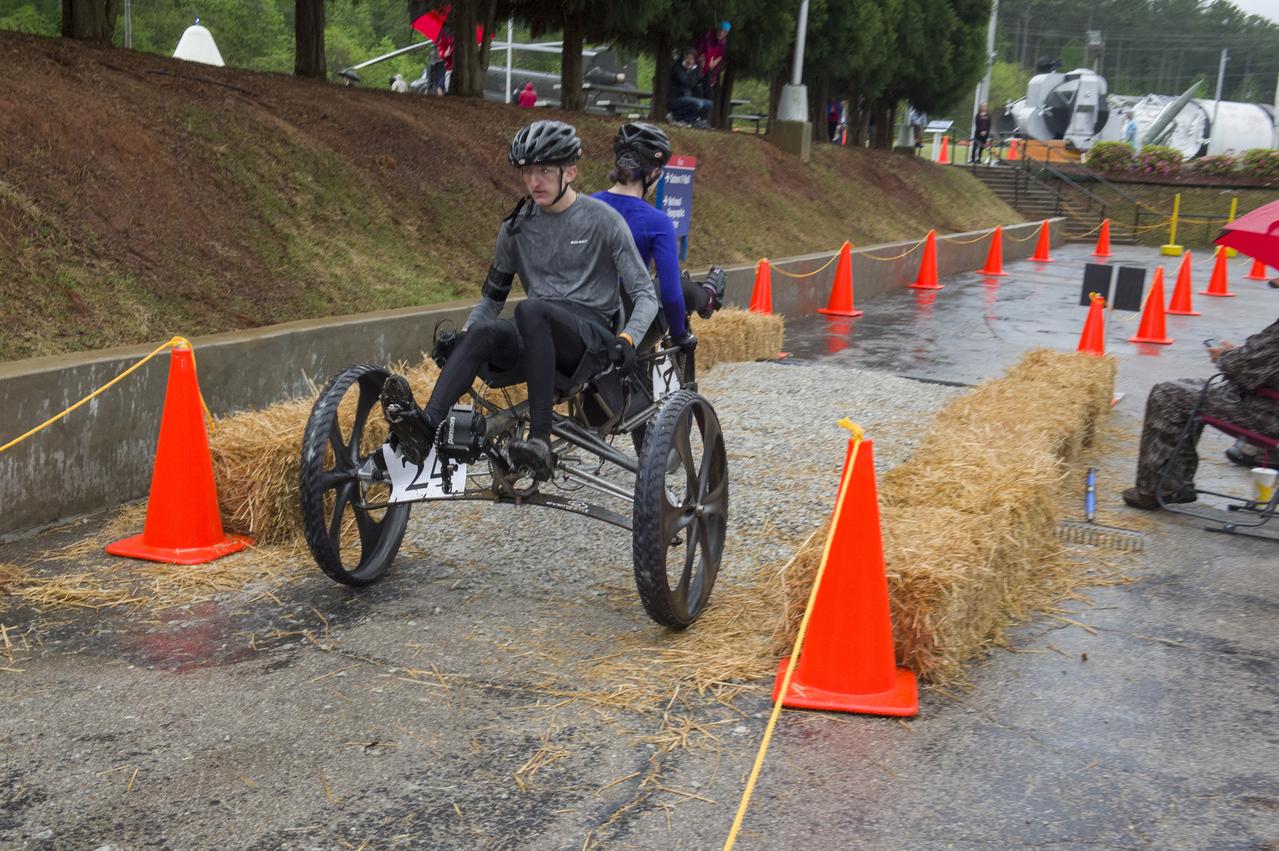 The 2019 Lunar Rover Challenge Competition was hosted by the U.S. Space and Rocket Center in Huntsville, Alabama. This annual event celebrated the 25th anniversary of what began as the Great Moonbuggy Race in 1994. High school and College teams from the United States and foreign countries competed. The awards ceremony was held at the adjacent Marriott on Saturday evening.