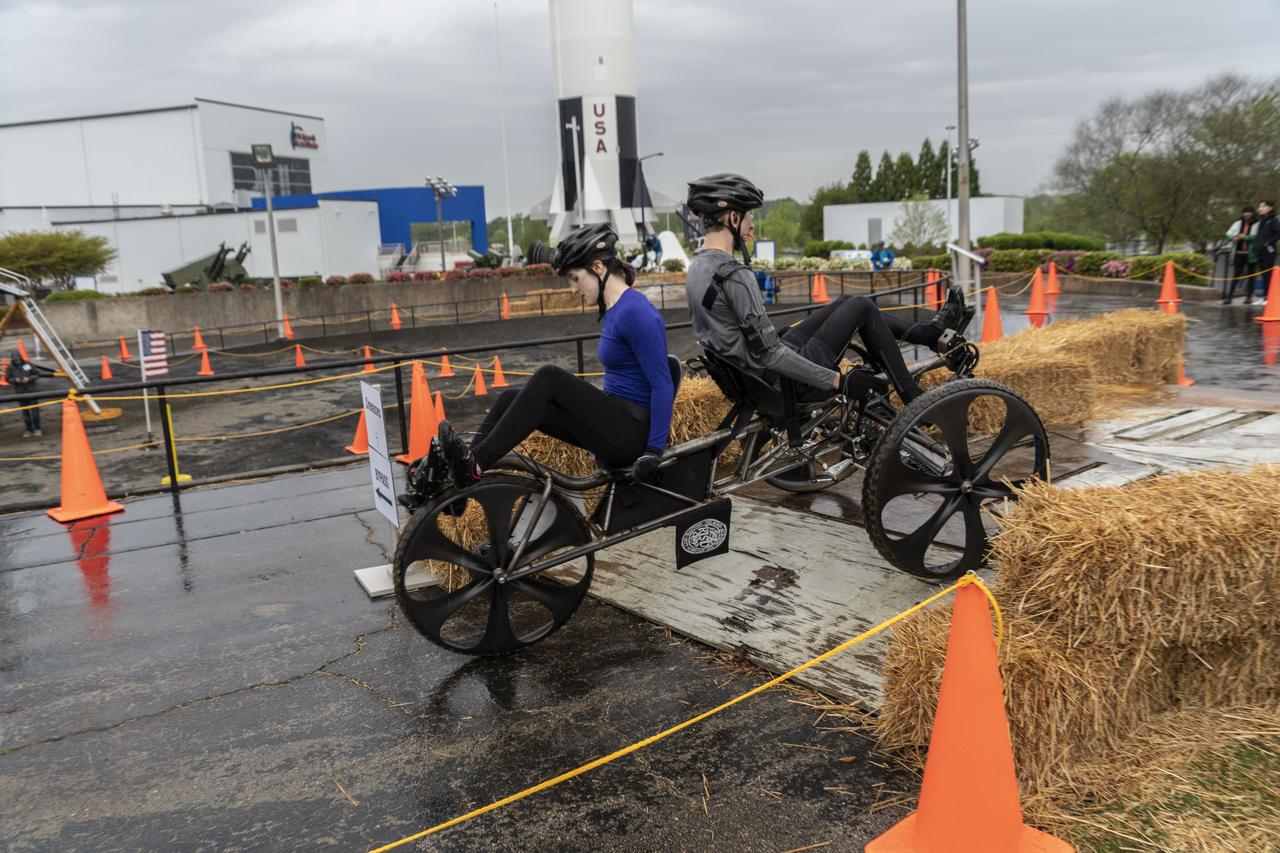 The 2019 Lunar Rover Challenge Competition was hosted by the U.S. Space and Rocket Center in Huntsville, Alabama. This annual event celebrated the 25th anniversary of what began as the Great Moonbuggy Race in 1994. High school and College teams from the United States and foreign countries competed. The awards ceremony was held at the adjacent Marriott on Saturday evening.