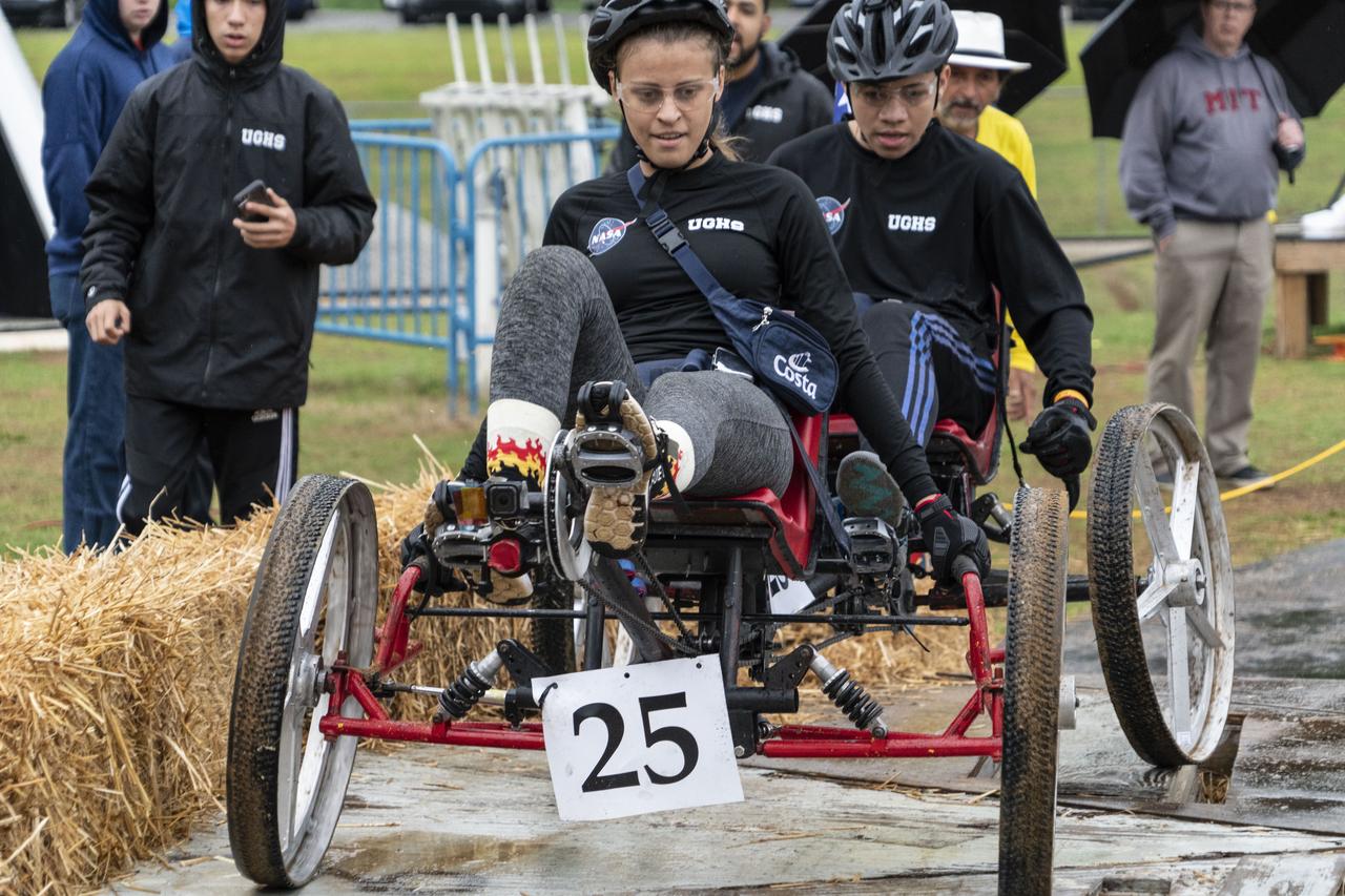 The 2019 Lunar Rover Challenge Competition was hosted by the U.S. Space and Rocket Center in Huntsville, Alabama. This annual event celebrated the 25th anniversary of what began as the Great Moonbuggy Race in 1994. High school and College teams from the United States and foreign countries competed. The awards ceremony was held at the adjacent Marriott on Saturday evening.