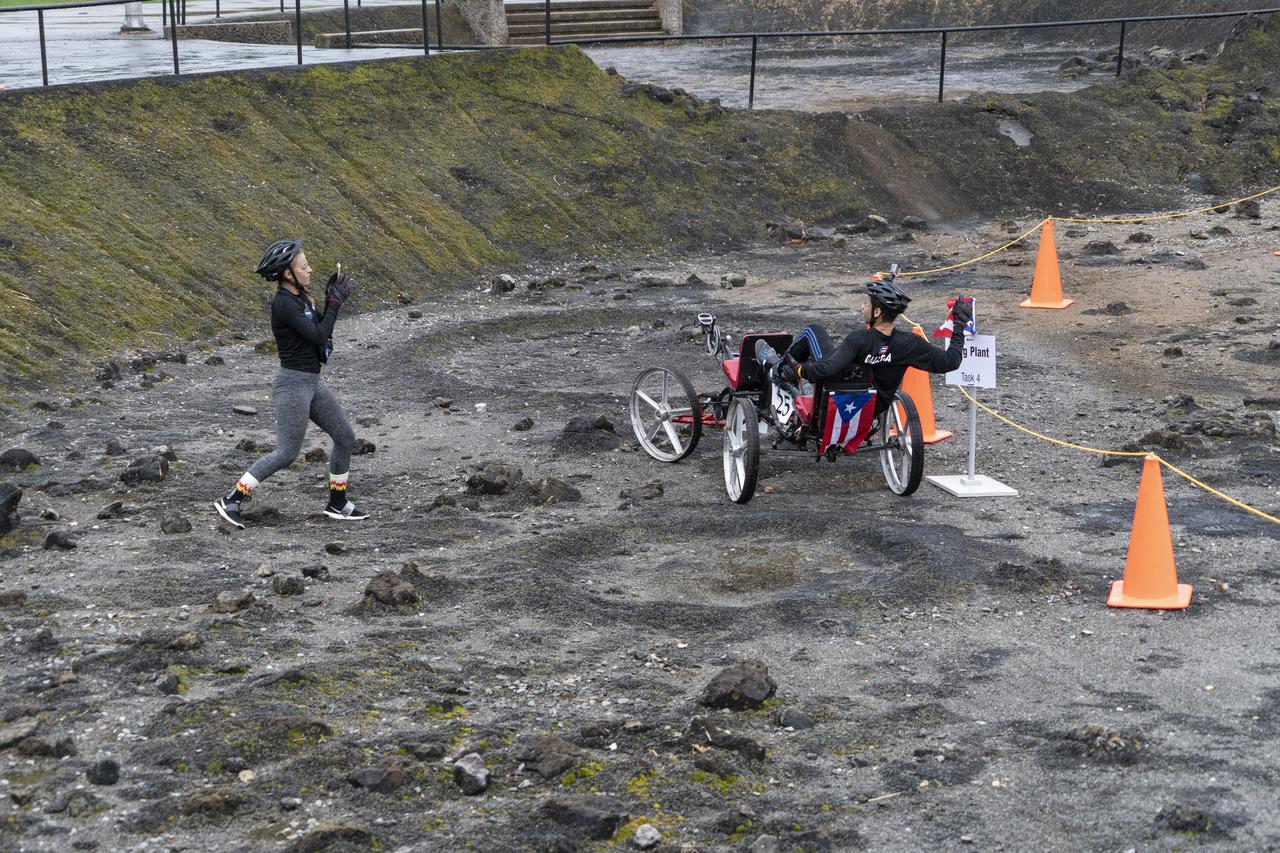 The 2019 Lunar Rover Challenge Competition was hosted by the U.S. Space and Rocket Center in Huntsville, Alabama. This annual event celebrated the 25th anniversary of what began as the Great Moonbuggy Race in 1994. High school and College teams from the United States and foreign countries competed. The awards ceremony was held at the adjacent Marriott on Saturday evening.