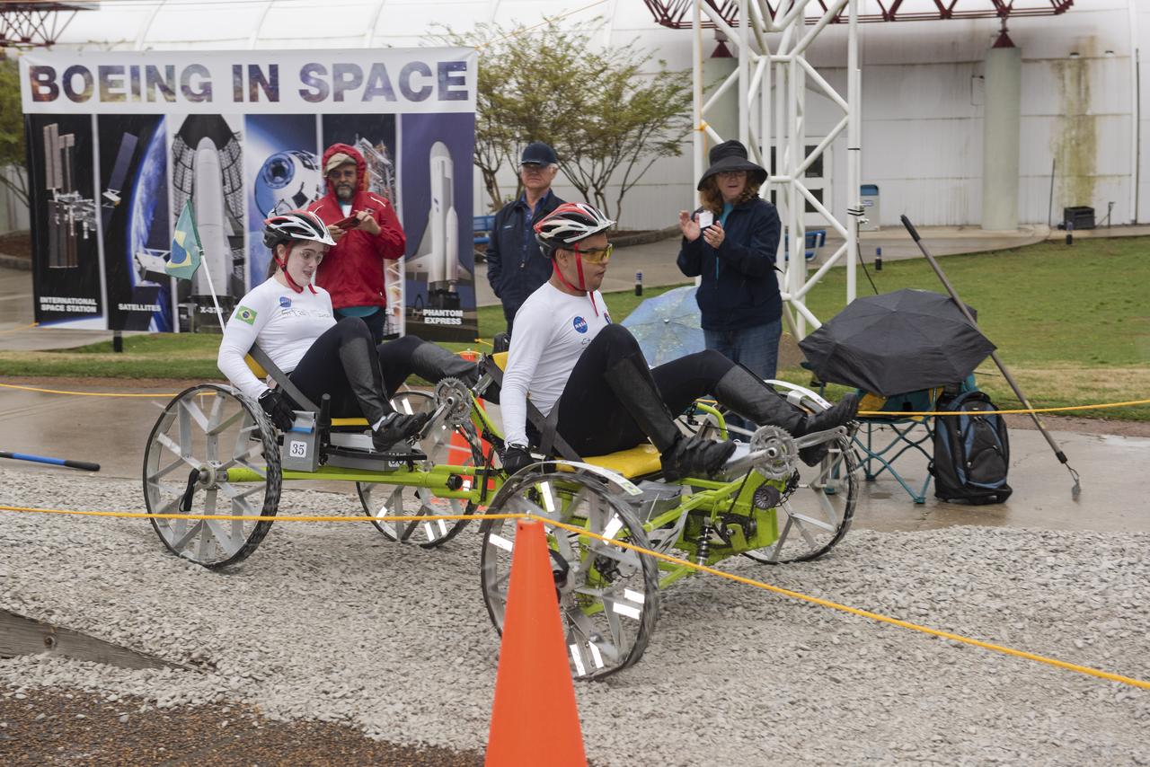 The 2019 Lunar Rover Challenge Competition was hosted by the U.S. Space and Rocket Center in Huntsville, Alabama. This annual event celebrated the 25th anniversary of what began as the Great Moonbuggy Race in 1994. High school and College teams from the United States and foreign countries competed. The awards ceremony was held at the adjacent Marriott on Saturday evening.