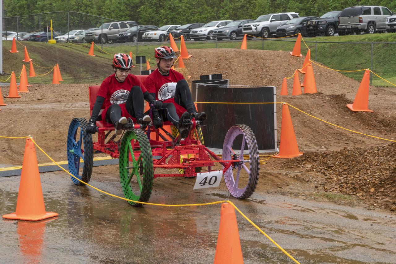 The 2019 Lunar Rover Challenge Competition was hosted by the U.S. Space and Rocket Center in Huntsville, Alabama. This annual event celebrated the 25th anniversary of what began as the Great Moonbuggy Race in 1994. High school and College teams from the United States and foreign countries competed. The awards ceremony was held at the adjacent Marriott on Saturday evening.