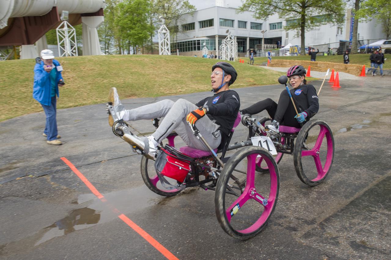 The 2019 Lunar Rover Challenge Competition was hosted by the U.S. Space and Rocket Center in Huntsville, Alabama. This annual event celebrated the 25th anniversary of what began as the Great Moonbuggy Race in 1994. High school and College teams from the United States and foreign countries competed. The awards ceremony was held at the adjacent Marriott on Saturday evening.