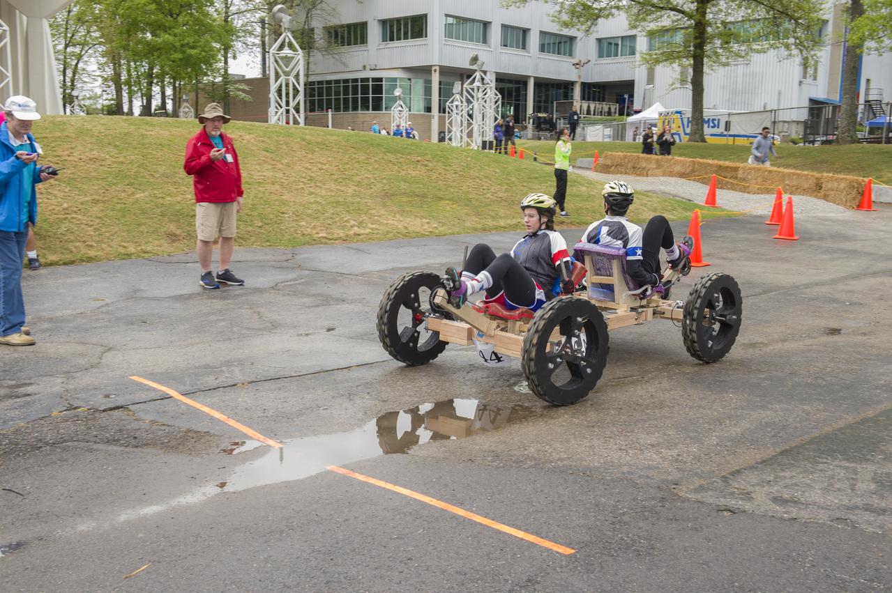 The 2019 Lunar Rover Challenge Competition was hosted by the U.S. Space and Rocket Center in Huntsville, Alabama. This annual event celebrated the 25th anniversary of what began as the Great Moonbuggy Race in 1994. High school and College teams from the United States and foreign countries competed. The awards ceremony was held at the adjacent Marriott on Saturday evening.