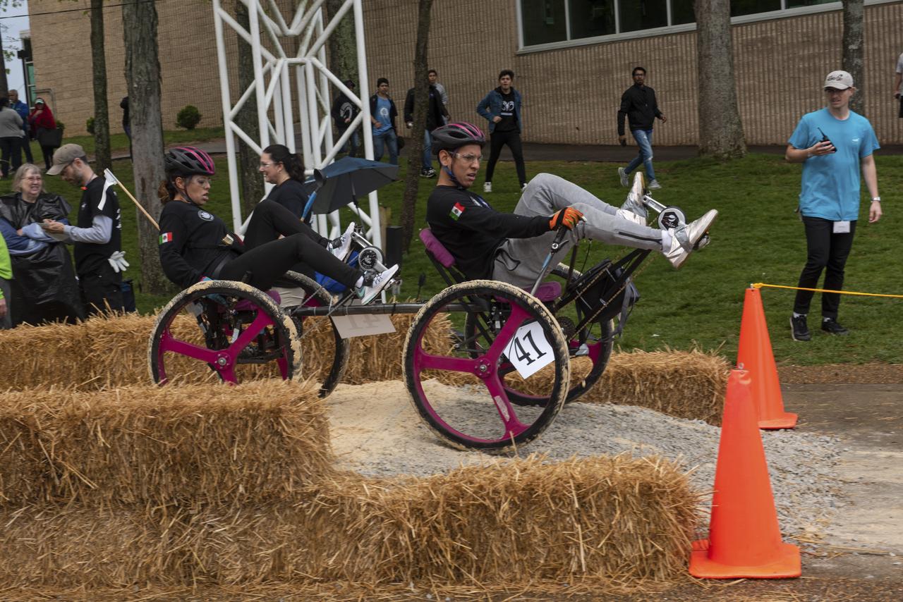 The 2019 Lunar Rover Challenge Competition was hosted by the U.S. Space and Rocket Center in Huntsville, Alabama. This annual event celebrated the 25th anniversary of what began as the Great Moonbuggy Race in 1994. High school and College teams from the United States and foreign countries competed. The awards ceremony was held at the adjacent Marriott on Saturday evening.