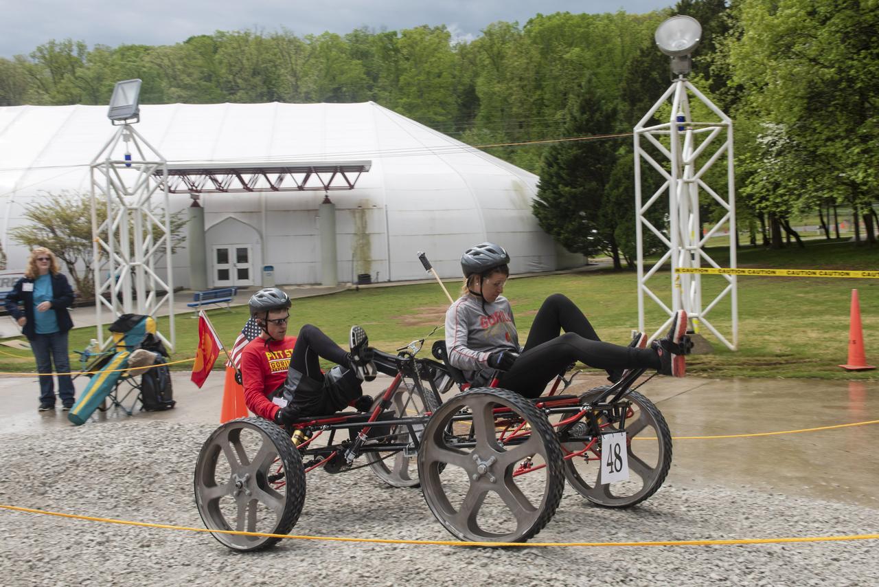 The 2019 Lunar Rover Challenge Competition was hosted by the U.S. Space and Rocket Center in Huntsville, Alabama. This annual event celebrated the 25th anniversary of what began as the Great Moonbuggy Race in 1994. High school and College teams from the United States and foreign countries competed. The awards ceremony was held at the adjacent Marriott on Saturday evening.