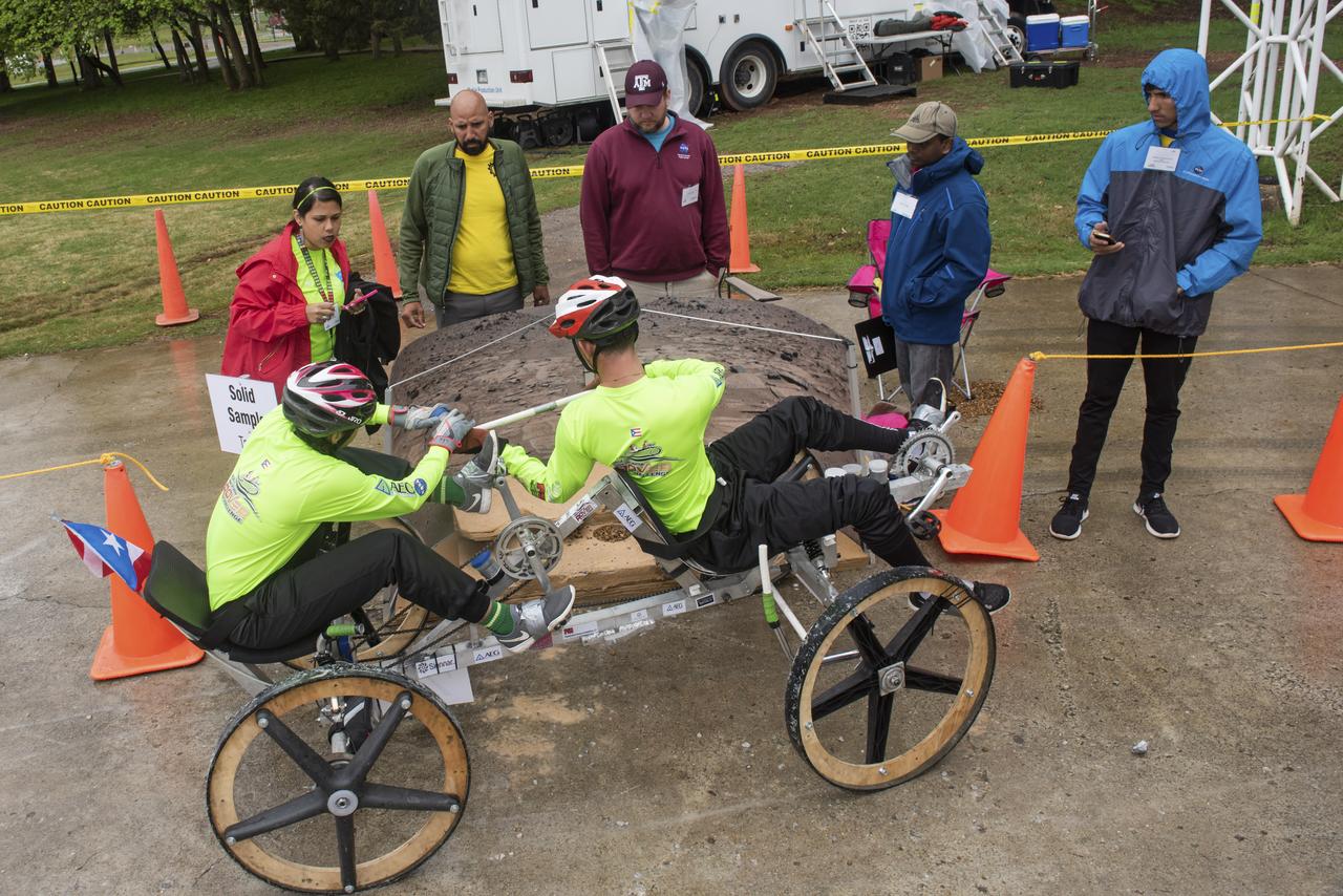 The 2019 Lunar Rover Challenge Competition was hosted by the U.S. Space and Rocket Center in Huntsville, Alabama. This annual event celebrated the 25th anniversary of what began as the Great Moonbuggy Race in 1994. High school and College teams from the United States and foreign countries competed. The awards ceremony was held at the adjacent Marriott on Saturday evening.