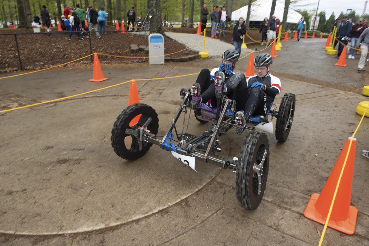 The 2019 Lunar Rover Challenge Competition was hosted by the U.S. Space and Rocket Center in Huntsville, Alabama. This annual event celebrated the 25th anniversary of what began as the Great Moonbuggy Race in 1994. High school and College teams from the United States and foreign countries competed. The awards ceremony was held at the adjacent Marriott on Saturday evening.