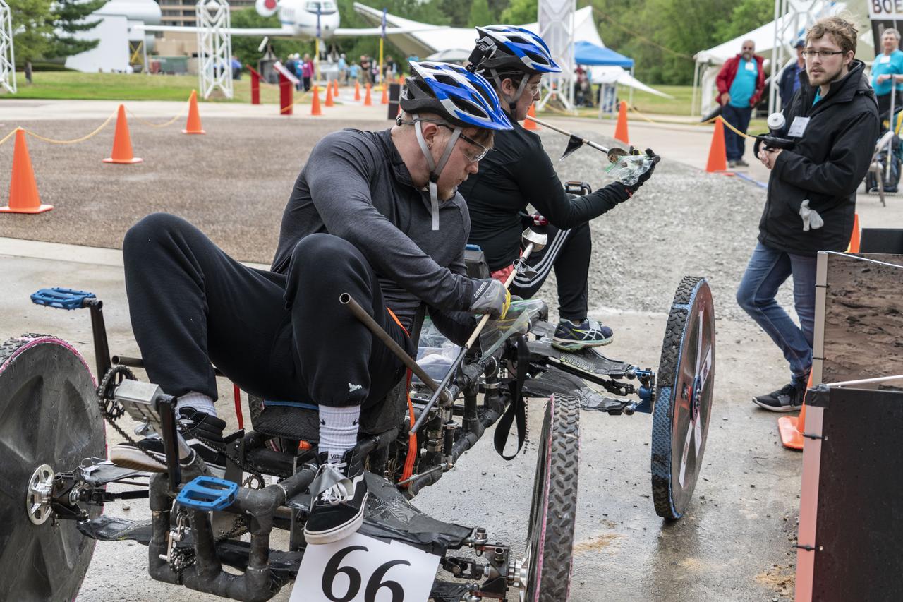 The 2019 Lunar Rover Challenge Competition was hosted by the U.S. Space and Rocket Center in Huntsville, Alabama. This annual event celebrated the 25th anniversary of what began as the Great Moonbuggy Race in 1994. High school and College teams from the United States and foreign countries competed. The awards ceremony was held at the adjacent Marriott on Saturday evening.