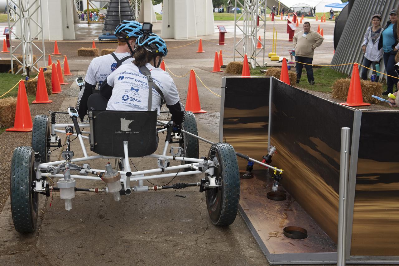 The 2019 Lunar Rover Challenge Competition was hosted by the U.S. Space and Rocket Center in Huntsville, Alabama. This annual event celebrated the 25th anniversary of what began as the Great Moonbuggy Race in 1994. High school and College teams from the United States and foreign countries competed. The awards ceremony was held at the adjacent Marriott on Saturday evening.