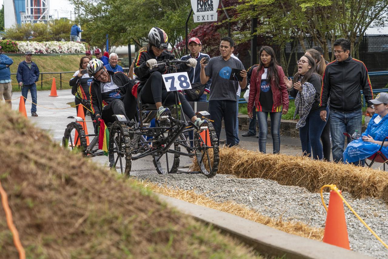 The 2019 Lunar Rover Challenge Competition was hosted by the U.S. Space and Rocket Center in Huntsville, Alabama. This annual event celebrated the 25th anniversary of what began as the Great Moonbuggy Race in 1994. High school and College teams from the United States and foreign countries competed. The awards ceremony was held at the adjacent Marriott on Saturday evening.