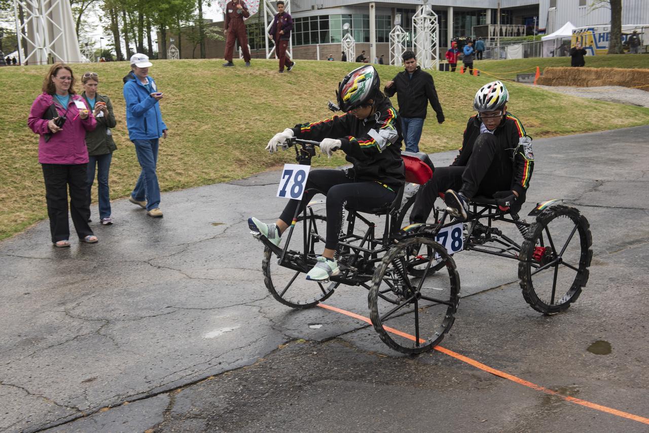 The 2019 Lunar Rover Challenge Competition was hosted by the U.S. Space and Rocket Center in Huntsville, Alabama. This annual event celebrated the 25th anniversary of what began as the Great Moonbuggy Race in 1994. High school and College teams from the United States and foreign countries competed. The awards ceremony was held at the adjacent Marriott on Saturday evening.
