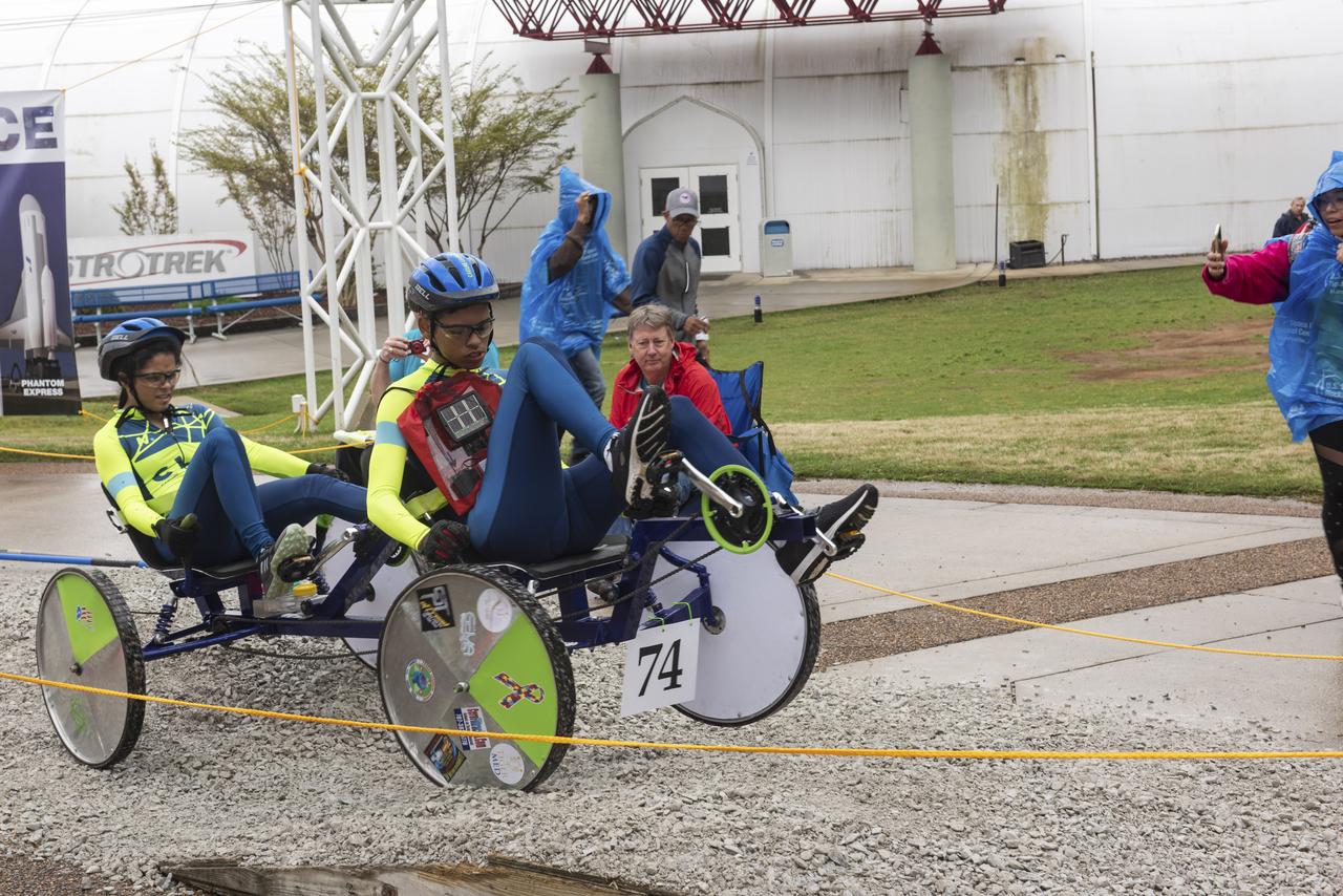 The 2019 Lunar Rover Challenge Competition was hosted by the U.S. Space and Rocket Center in Huntsville, Alabama. This annual event celebrated the 25th anniversary of what began as the Great Moonbuggy Race in 1994. High school and College teams from the United States and foreign countries competed. The awards ceremony was held at the adjacent Marriott on Saturday evening.