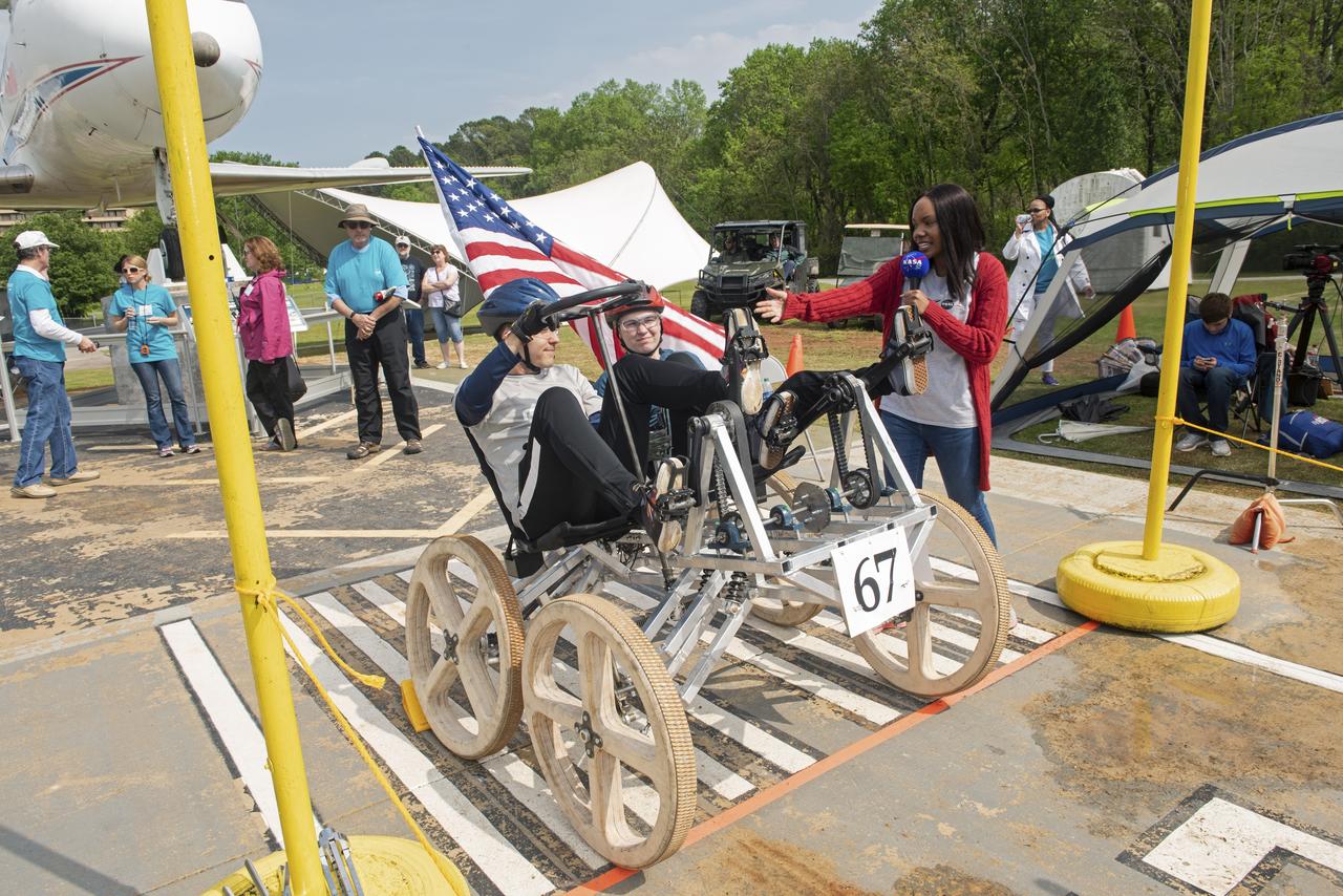 The 2019 Lunar Rover Challenge Competition was hosted by the U.S. Space and Rocket Center in Huntsville, Alabama. This annual event celebrated the 25th anniversary of what began as the Great Moonbuggy Race in 1994. High school and College teams from the United States and foreign countries competed. The awards ceremony was held at the adjacent Marriott on Saturday evening.