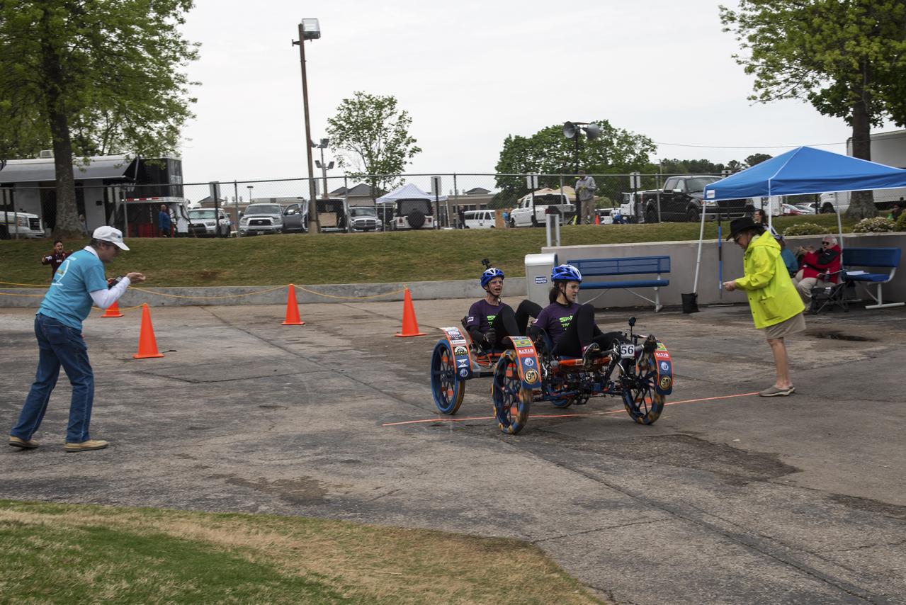 The 2019 Lunar Rover Challenge Competition was hosted by the U.S. Space and Rocket Center in Huntsville, Alabama. This annual event celebrated the 25th anniversary of what began as the Great Moonbuggy Race in 1994. High school and College teams from the United States and foreign countries competed. The awards ceremony was held at the adjacent Marriott on Saturday evening.