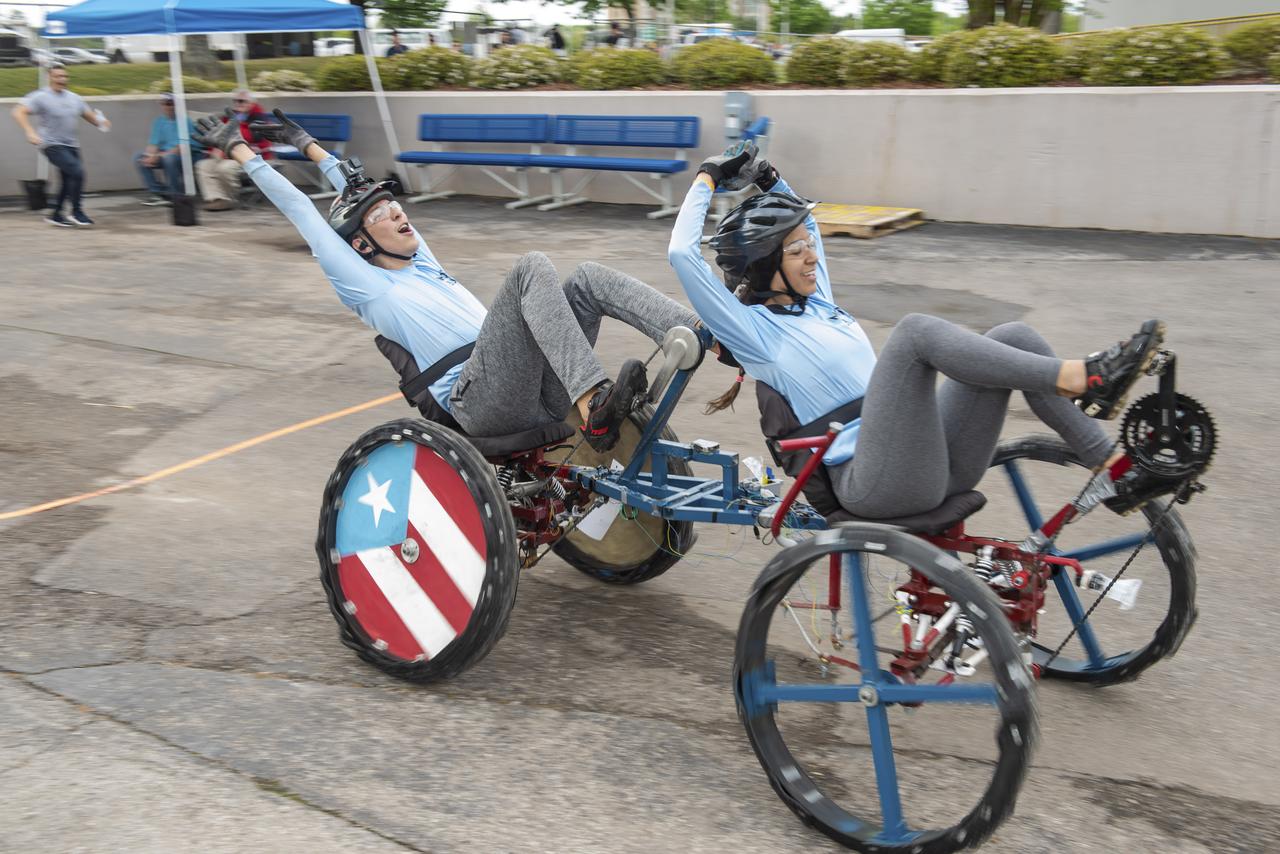 The 2019 Lunar Rover Challenge Competition was hosted by the U.S. Space and Rocket Center in Huntsville, Alabama. This annual event celebrated the 25th anniversary of what began as the Great Moonbuggy Race in 1994. High school and College teams from the United States and foreign countries competed. The awards ceremony was held at the adjacent Marriott on Saturday evening.