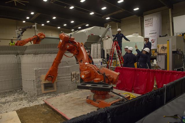 NASA image: NASA 3D-Printed Habitat Challenge