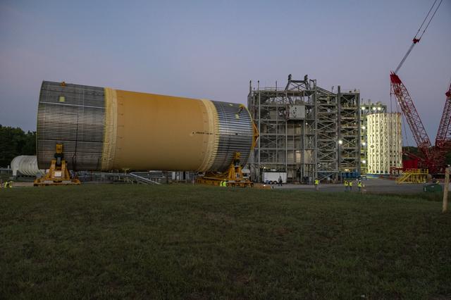 NASA image: Liquid Oxygen Test Article Move in West Test Area