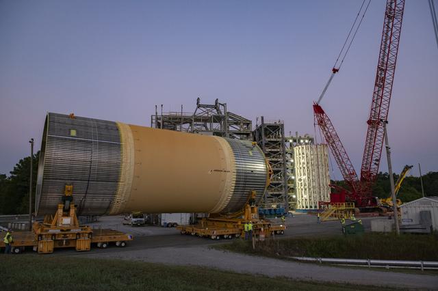 NASA image: Liquid Oxygen Test Article Move in West Test Area