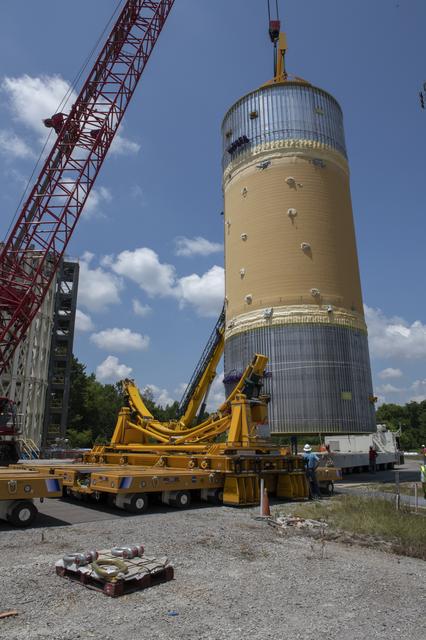 NASA image: Liquid Oxygen Test Article Move in West Test Area