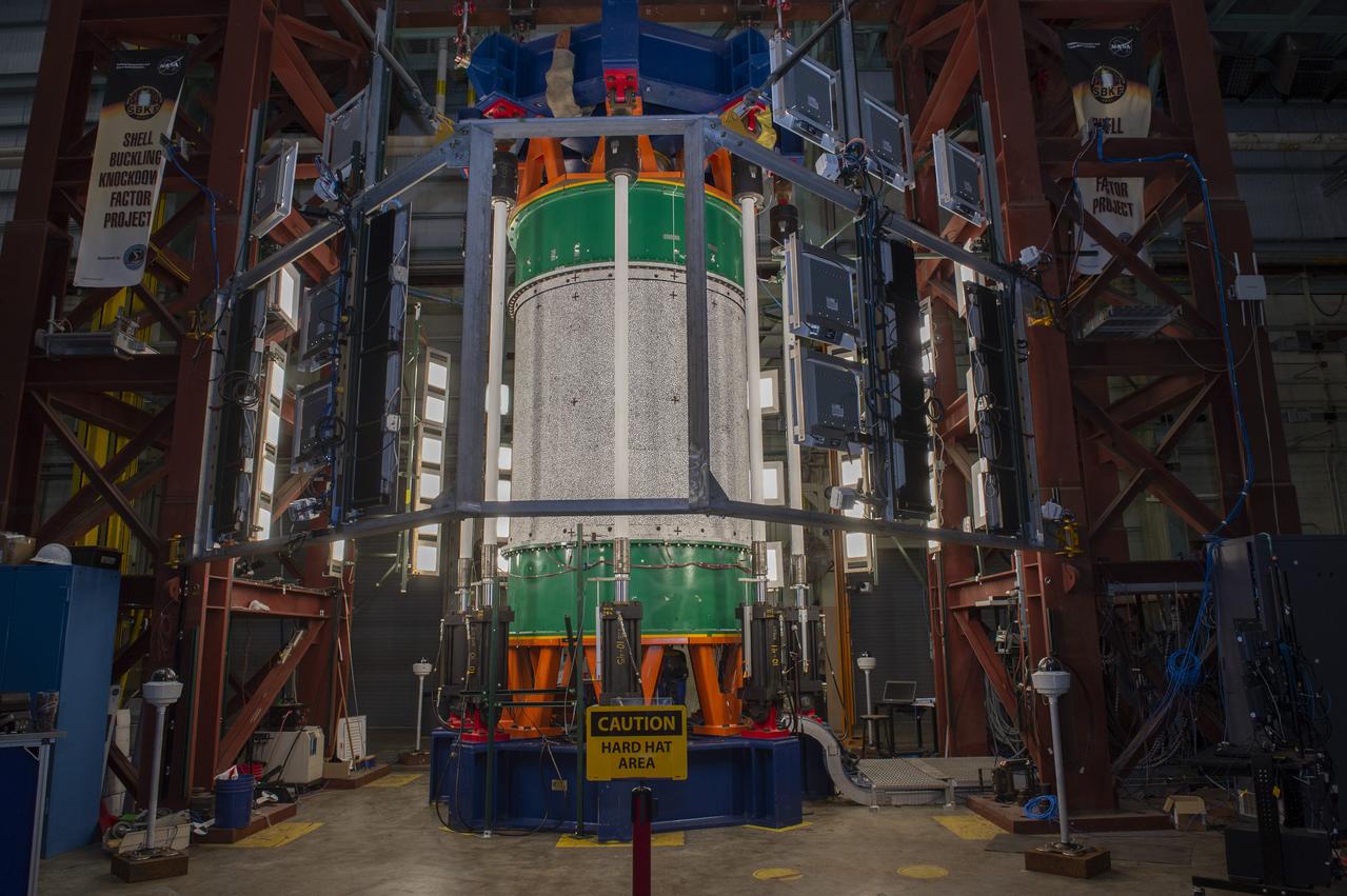 SHELL BUCKLING KNOCKDOWN FACTOR (SBKF) PROJECT - COMPOSITE TEST ARTICLE, (CTA) 8.3 – 12/17/19 – VIEW 1 OF 12