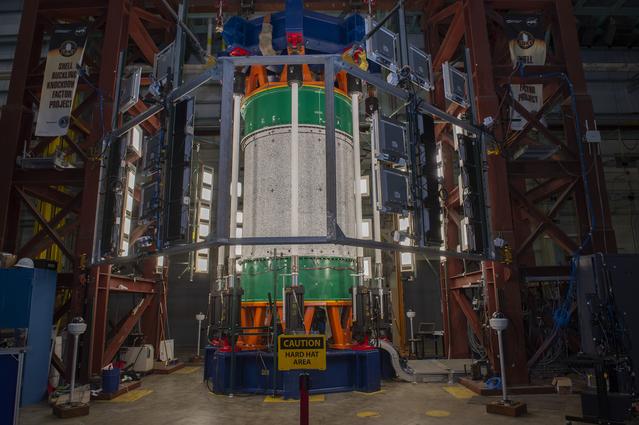 NASA image: SHELL BUCKLING KNOCKDOWN FACTOR (SBKF) PROJECT - COMPOSITE TEST ARTICLE, (CTA) 8.3 – 12/17/19