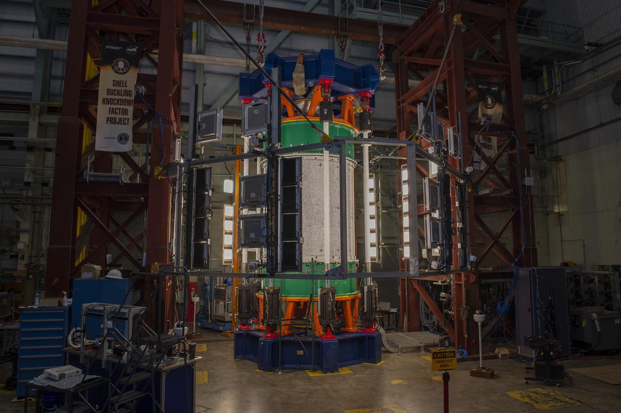 SHELL BUCKLING KNOCKDOWN FACTOR (SBKF) PROJECT - COMPOSITE TEST ARTICLE, (CTA) 8.3 – 12/17/19 – VIEW 1 OF 12