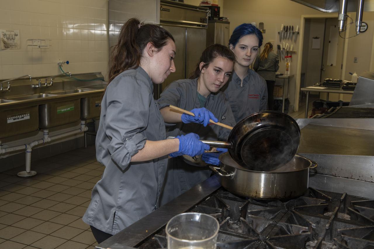HUNCH (High School Students United with NASA to Create Hardware) students came together at the U.Sl Space and Rocket Center (USSRC) in a competition to create recipes for food to feed astronauts in space. Six teams from North Alabama and George participated. The winner will compete with students from competitions at other NASA centers later at the Johnson Space Flight Center.