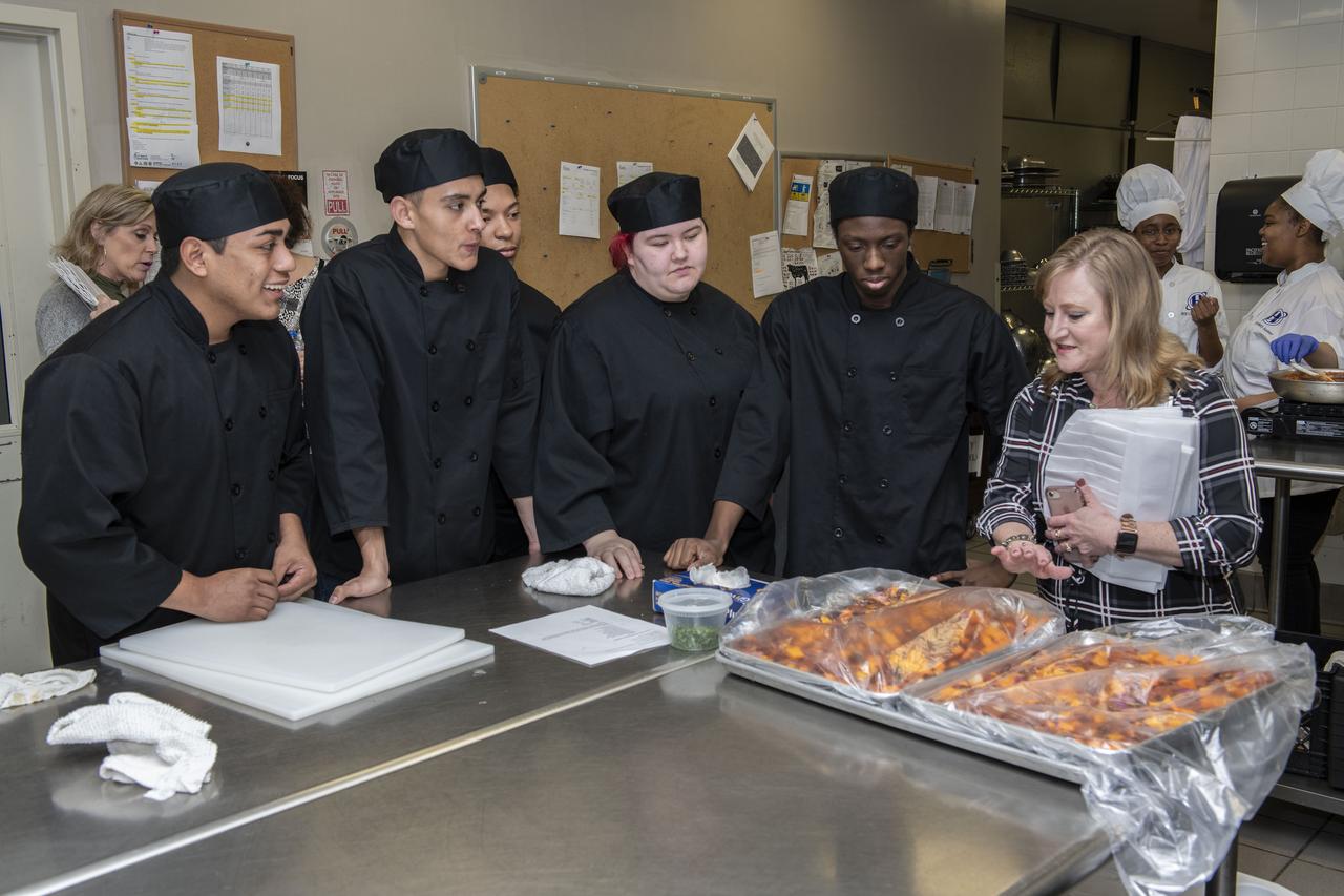 HUNCH (High School Students United with NASA to Create Hardware) students came together at the U.Sl Space and Rocket Center (USSRC) in a competition to create recipes for food to feed astronauts in space. Six teams from North Alabama and George participated. The winner will compete with students from competitions at other NASA centers later at the Johnson Space Flight Center.