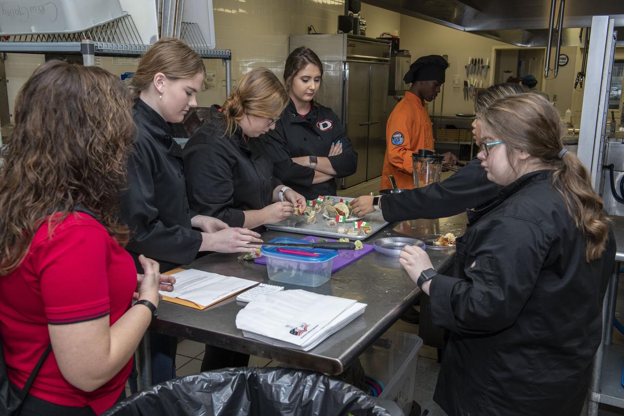HUNCH (High School Students United with NASA to Create Hardware) students came together at the U.Sl Space and Rocket Center (USSRC) in a competition to create recipes for food to feed astronauts in space. Six teams from North Alabama and George participated. The winner will compete with students from competitions at other NASA centers later at the Johnson Space Flight Center.